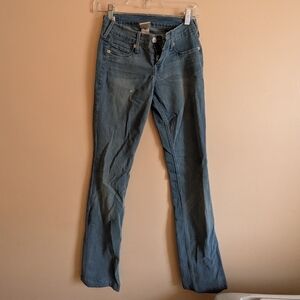 True Religion Women's Flared Jeans in Faded Blue